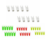 Maxbell Maxbell 10 Pieces Plastic Arrow Nocks for Archery Hunting Shooting Outdoor Sports Green