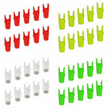 Maxbell Maxbell 10 Pieces Plastic Arrow Nocks for Archery Hunting Shooting Outdoor Sports Green