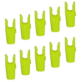 Maxbell Maxbell 10 Pieces Plastic Arrow Nocks for Archery Hunting Shooting Outdoor Sports Yellow