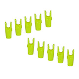 Maxbell 10 Pieces Plastic Arrow Nocks for Archery Hunting Shooting Outdoor Sports Yellow - Aladdin Shoppers