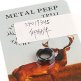 Maxbell Maxbell Archery Aluminium Peep Sight for Compound Bow Hunting 1/4inch Black