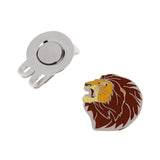 Maxbell New Alloy Lion Head Golf Ball Marker with Magnetic Golf Hat Clip Golfer Gift - Aladdin Shoppers