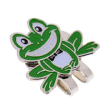 Maxbell Maxbell Funny Frog Pattern Alloy Golf Ball Marker with Magnetic Hat Clip Golfer Gift