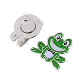 Maxbell Funny Frog Pattern Alloy Golf Ball Marker with Magnetic Hat Clip Golfer Gift - Aladdin Shoppers