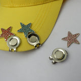 Maxbell Golf Bling Pentagram Golf Ball Marker with Magnetic Golf Hat Clip Golf Gift - Aladdin Shoppers