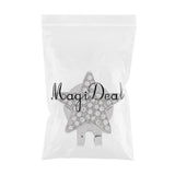 Maxbell Golf Bling Pentagram Golf Ball Marker with Magnetic Golf Hat Clip Golf Gift - Aladdin Shoppers