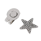 Maxbell Golf Bling Pentagram Golf Ball Marker with Magnetic Golf Hat Clip Golf Gift - Aladdin Shoppers