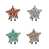 Maxbell Golf Bling Pentagram Golf Ball Marker with Magnetic Golf Hat Clip Golf Gift - Aladdin Shoppers