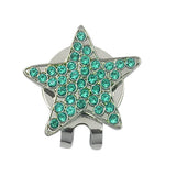 Maxbell Golf Bling Pentagram Golf Ball Marker with Magnetic Golf Hat Clip Golf Gift - Aladdin Shoppers