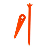 Maxbell Premium Plastic Golf Tees Golf Accessory Training Tool Golf Gift Orange - Aladdin Shoppers