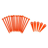 Maxbell Premium Plastic Golf Tees Golf Accessory Training Tool Golf Gift Orange - Aladdin Shoppers