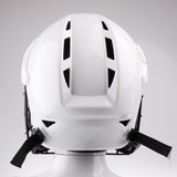 Maxbell Adjustable Ice Hockey Helmet & Face Mask Combo for Men & Women White M - Aladdin Shoppers