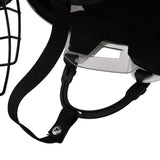 Maxbell Adjustable Ice Hockey Helmet & Face Mask Combo for Men & Women White M - Aladdin Shoppers