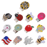 Maxbell Portable Mini Alloy Golf Ball Marker with Magnetic Golf Hat Clip Leopard - Aladdin Shoppers