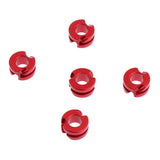 Maxbell 5 Pieces Archery Aluminium Peep Sight for Compound Bow Hunting 3/16inch Red - Aladdin Shoppers