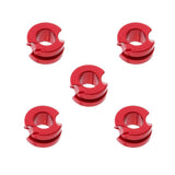 Maxbell 5 Pieces Archery Aluminium Peep Sight for Compound Bow Hunting 3/16inch Red - Aladdin Shoppers