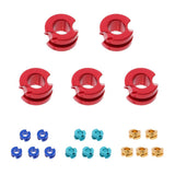 Maxbell 5 Pieces Archery Aluminium Peep Sight for Compound Bow Hunting 3/16inch Red - Aladdin Shoppers