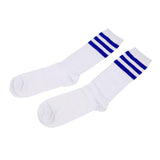 Maxbell Golf Stripe Thigh High Tube Sock Knee High Protection Socks S White+StripedC - Aladdin Shoppers