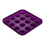 Maxbell 2 Pieces Durable Plastic Snooker/Pool Ball Tray Holds 16 Balls Blue & Purple - Aladdin Shoppers