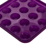 Maxbell 2 Pieces Durable Plastic Snooker/Pool Ball Tray Holds 16 Balls Blue & Purple - Aladdin Shoppers