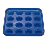 Maxbell 2 Pieces Durable Plastic Snooker/Pool Ball Tray Holds 16 Balls Blue & Purple - Aladdin Shoppers