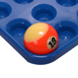 Maxbell 2 Pieces Durable Plastic Snooker/Pool Ball Tray Holds 16 Balls Blue & Purple - Aladdin Shoppers