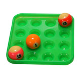 Maxbell Durable Plastic Snooker or Pool Ball Tray Holds 16 Balls Green - Aladdin Shoppers