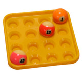 Maxbell Durable Plastic Snooker or Pool Ball Tray Holds 16 Balls Yellow - Aladdin Shoppers