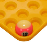 Maxbell Durable Plastic Snooker or Pool Ball Tray Holds 16 Balls Yellow - Aladdin Shoppers