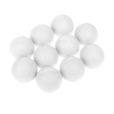 Maxbell 10 Pieces PU Foam Sponge Golf Training Soft Balls Golf Practice Balls White - Aladdin Shoppers