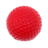 Maxbell 10 Pieces PU Foam Sponge Golf Training Soft Balls Golf Practice Balls Red - Aladdin Shoppers