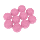 Maxbell 10 Pieces PU Foam Sponge Golf Training Soft Balls Golf Practice Balls Pink - Aladdin Shoppers