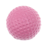 Maxbell 10 Pieces PU Foam Sponge Golf Training Soft Balls Golf Practice Balls Pink - Aladdin Shoppers