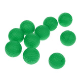 Maxbell Maxbell 10 Pieces PU Foam Sponge Golf Training Soft Balls Golf Practice Balls Green