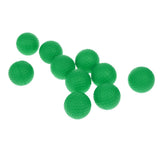 Maxbell 10 Pieces PU Foam Sponge Golf Training Soft Balls Golf Practice Balls Green - Aladdin Shoppers