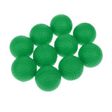 Maxbell 10 Pieces PU Foam Sponge Golf Training Soft Balls Golf Practice Balls Green - Aladdin Shoppers