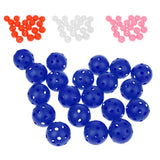 Maxbell 20 Pieces Plastic Hollow Golf Balls Perforated Practice Training Ball Orange - Aladdin Shoppers