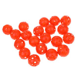 Maxbell 20 Pieces Plastic Hollow Golf Balls Perforated Practice Training Ball Orange - Aladdin Shoppers