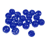 Maxbell 20 Pieces Plastic Hollow Golf Balls Perforated Practice Training Ball Blue - Aladdin Shoppers