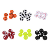 Maxbell 6 Pieces Basketball Pattern Novelty Golf Balls Set Practice Golf Accessory - Aladdin Shoppers