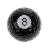 Maxbell 6 Pieces Pool Ball Pattern Novelty Golf Balls Set Practice Golf Accessory - Aladdin Shoppers