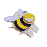 Maxbell Portable Mini Alloy Golf Ball Marker with Magnetic Golf Hat Clip Little Bee - Aladdin Shoppers