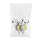 Maxbell Portable Mini Alloy Golf Ball Marker with Magnetic Golf Hat Clip Little Bee - Aladdin Shoppers