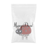 Maxbell 2Pcs Portable Mini Alloy Golf Ball Marker with Magnetic Golf Hat Clip