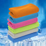 Maxbell Instant Cooling Ice Cold Towel Drying Sweat Absorb Chilly Pad Navy Blue - Aladdin Shoppers