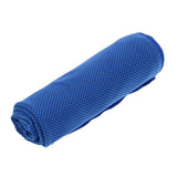 Maxbell Instant Cooling Ice Cold Towel Drying Sweat Absorb Chilly Pad Navy Blue - Aladdin Shoppers