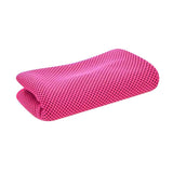 Maxbell Instant Cooling Ice Cold Towel Drying Sweat Absorb Chilly Pad Rose Red - Aladdin Shoppers