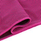 Maxbell Instant Cooling Ice Cold Towel Drying Sweat Absorb Chilly Pad Rose Red - Aladdin Shoppers