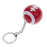 Maxbell Golf Ball Key Chain Golf Gift Key Ring Bag Pendant Accessory Rugby - Aladdin Shoppers