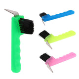 Maxbell Hoof Pick with Brush Horse Grooming Equipment Tool Various Colors Green - Aladdin Shoppers